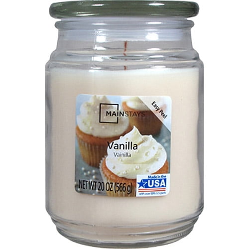 Mainstays 20 Oz Candle Vanilla Ivory Mainstays 20 Oz Candle Vanilla Ivory