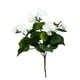 thumbnail image 3 of 2 Piezas 12 6 Pulgadas Arbusto Geranio Artificial Flores Imitación No Tejidas Geranios () Blanco, 3 of 4