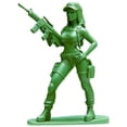 thumbnail image 2 of Adorno de soldado femenino | Figura militar decorativa de colección para mujer | El diseño único rinde homenaje a la valentía | Material de calidad duradero | Regalo para veteranos, miembros del, 2 of 5