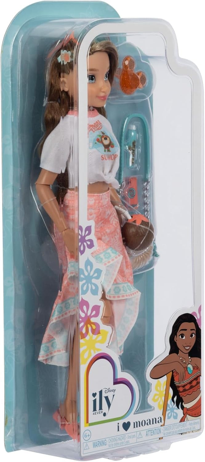Disney ILY 4ever Fashion Dolls Moana Inspired 11.5" Tall with 13 Points of Articulation