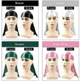 thumbnail image 2 of Silky Satin Durag Set For Waves - Men Women Hair Care, 2 of 5