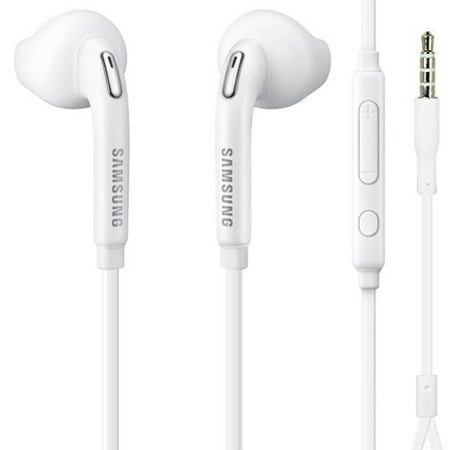 Headset OEM 3.5mm Hands-free Earphones Mic Compatible With Samsung Galaxy S6 Edge, Active, S5, NotePRO 12.2 Note9 Note8, Note 5 4 3 10.1, Kids Tab 3 7.0, J7 V (2017), Sky Pro, (Best Earphones For Samsung J7)