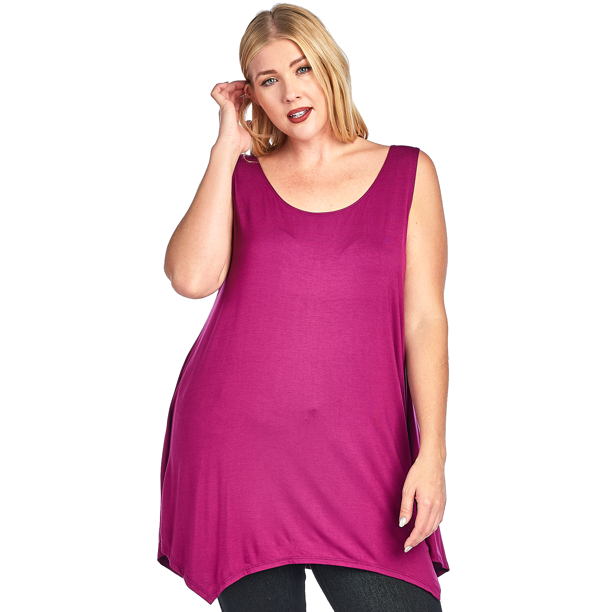 curvy tank top