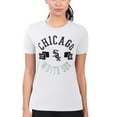 thumbnail image 4 of Women's G-III 4Her by Carl Banks White Chicago White Sox Super-Slim Fit Lightweight City Graphic T-Shirt, 4 of 5
