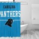 thumbnail image 3 of Cortina de ducha impermeable de secado rápido para baño con diseño de panteras, con ganchos, decoración de fútbol americano, juego de cortinas de ducha para baño, plancha de 72 x 72 pulgadas, 3 of 8