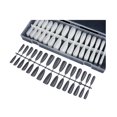 thumbnail image 2 of SmartBy 240Pcs/Set DIY Acrylic Fake Nails Double-sided Frosted Pre-Shape Square Long Nail Extensions Tips Home Salon Women Girls Full Cover Press on Nails Kit, 2 of 7