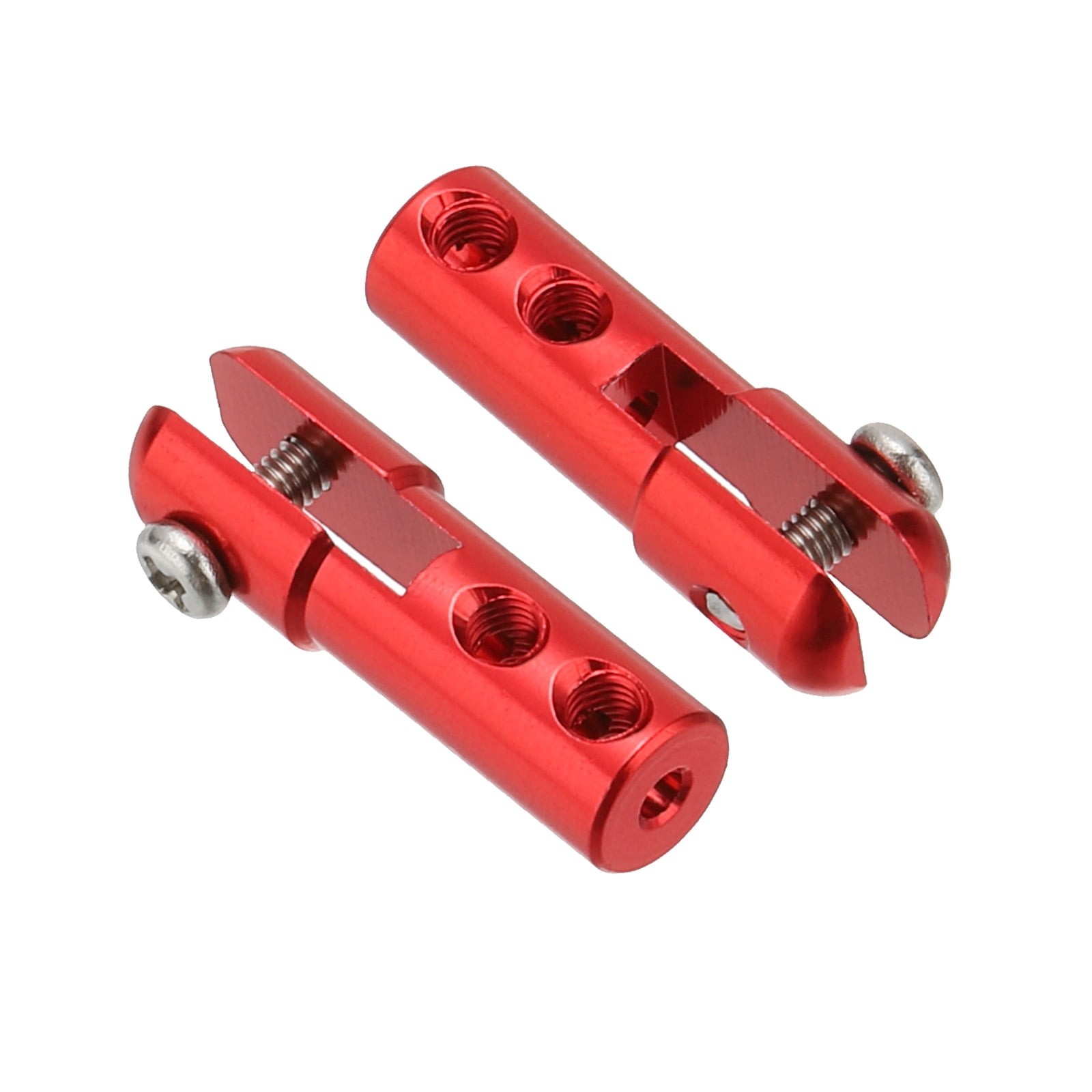 KIMISS RC Clevis & Steuerhorn Set 20 Stück – Kunststoff Ruderwinkel 4-Loch, Für RC-Flugzeuge, E-Flite & Schaum-Modelle, 1 Mm Gabelkopf