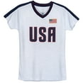 thumbnail image 2 of Icon Sports Girl's Youth USWNT Players Assn Soccer Team Short Sleeve V-Neck Game Day Jersey, 2 of 3