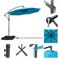 thumbnail image 7 of Kozyard 10 ft. Offset Cantilever Hanging Outdoor Patio Umbrella (120'' Dia x 91''H Blue), 7 of 7