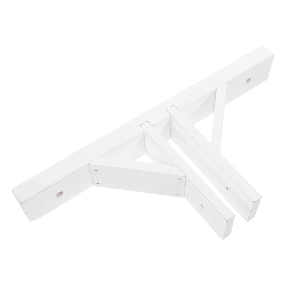 PENIKOKO White Wooden Garden Fence Base Stand 5.5 x 5.5 Inches for Balconies, Courtyards, and Outdoor Use