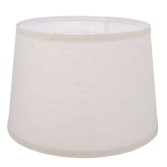 LAMIRO 2pcs Lamp Shade Fabric Metal Frame Lampshade for Table Lamp Floor Light Farmhouse Lampshade