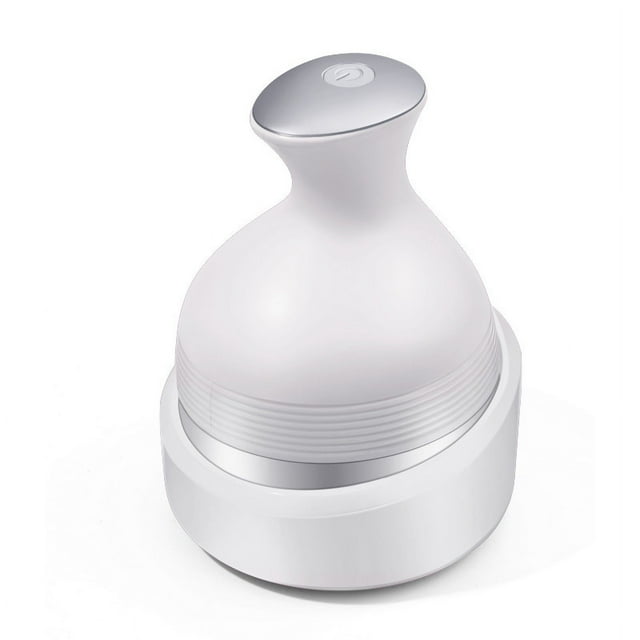 Masajeador de cuero cabelludo inalámbrico: masajeador de cabeza eléctrico, masajeador de rascador de cabeza portátil de mano para el crecimiento del cabello, limpieza profunda y relajación d