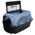thumbnail image 3 of Petmate 21231 Caseta de dos puertas para mascotas, Azul perla/ Marrón, 24.05 x 16.75 x 14.5, 3 of 5