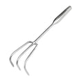 thumbnail image 4 of Almencla Garden Hand Rake Beach Sand Digging Tool Digging Compact Practical Multifunctional Gardening Soil Loosening Tool for Gardener Three Tines, 4 of 8