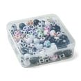 thumbnail image 6 of 130Pcs 3 Styles Craft Style Acrylic Beads Mixed Color 9.5~13x7.5~10x8~12mm Hole: 1.8~2mm, 6 of 8