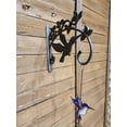 thumbnail image 6 of Decorative Hummingbird Cast Iron Plant Hanger Hook - Large 11.25" Deep, 6 of 6