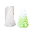 thumbnail image 1 of Fiudx Molde para Vela de Árbol de Navidad, Diseño de Yeso para Aromaterapia, Desmoldeo Suave, Textura Transparente, Decoración de Mesa, Regalo para Pascua, Navidad y San Valentín, Juego de 1 Pieza., 1 of 5