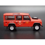 Open Box LAND ROVER DEFENDER 110 ROYAL MAIL POST BUS 1/64 SCALE DIORAMA DIECAST MODEL CAR