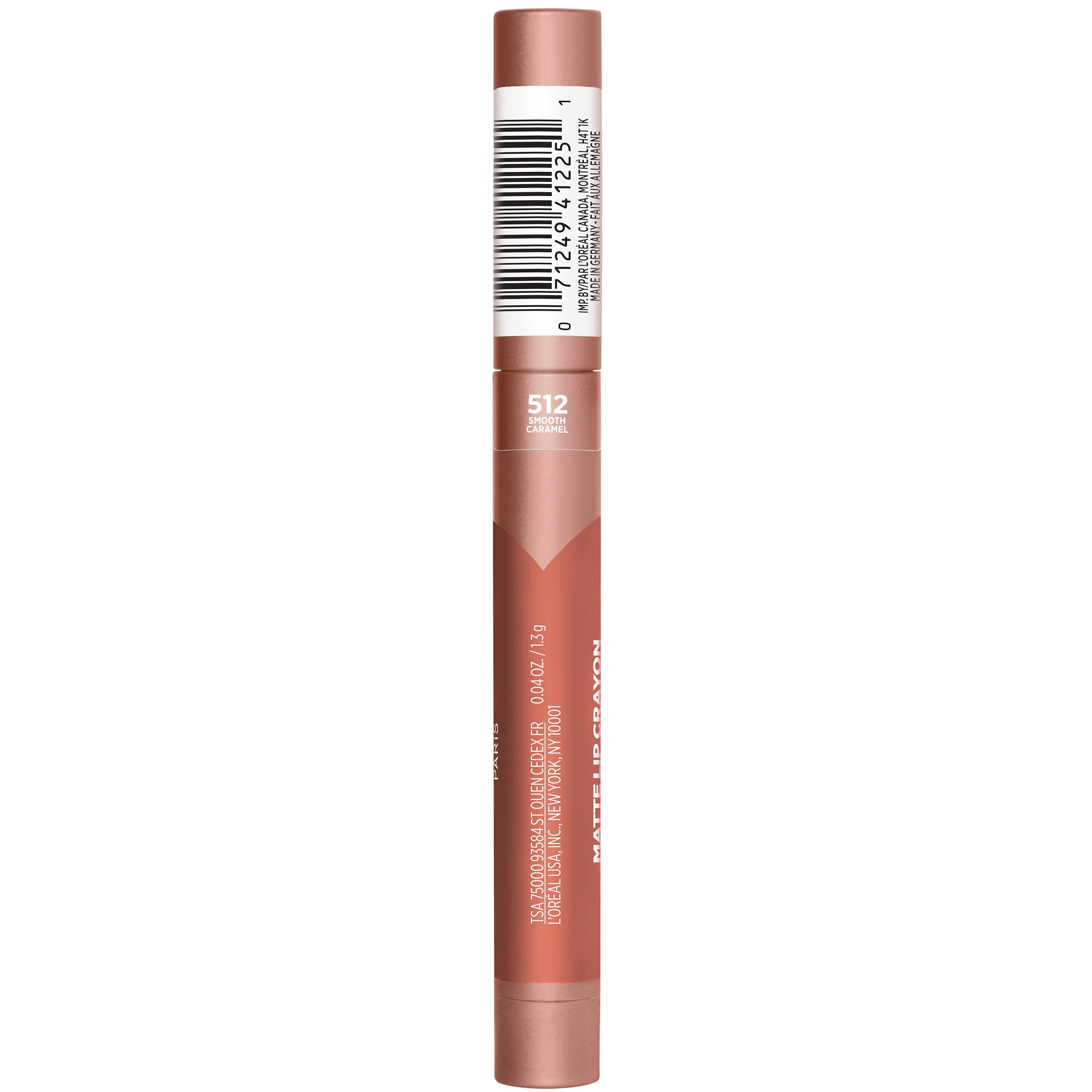 L'Oreal Paris Infallible Matte Lasting Wear Smudge Resistant Lipstick, Smooth Caramel