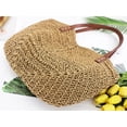 thumbnail image 3 of CoCopeaunt Women Straw Beach Tote Bags Handwoven Rattan Bag Top-Handle Handbag, 3 of 4