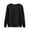 Black Sweatshirts for Women, variant on Fleece Lined Sweatshirt Womens Plus Size M-4X Pullove Long Sleeve Crew Neck Shirts Ladies Casual Solid Slim Going-Out Sweatshirt Tops