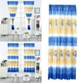 thumbnail image 4 of jifeng 1 Panneau Rideau Imprimé Porte Fenêtre Rideaux Occultants Vivant Horizontal Bande Horizontale Bande Rose Bleu, 4 of 9