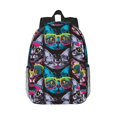 thumbnail image 1 of Lukts Happy Kitten Faces Pattern 15 Inch Student Backpack, Waterproof Laptop Backpack with Adjustable Shoulder Straps, Lightweight Travel, Campus Backpack, Unisex, 1 of 6
