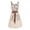 Beige, variant on Fiykzur Vintage Pinafore Apron Dress for Women with Pockets Cute Floral Chef Aprons for Kitchen Cooking Baking Gardening