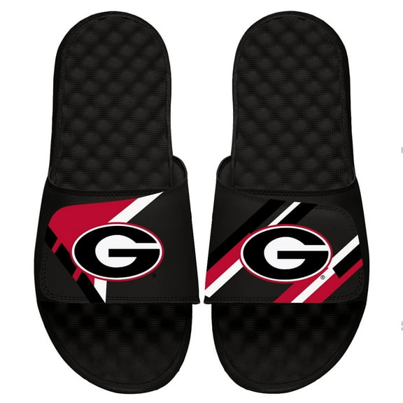 Youth ISlide Black Georgia Bulldogs Varsity Starter Jacket Slide Sandals