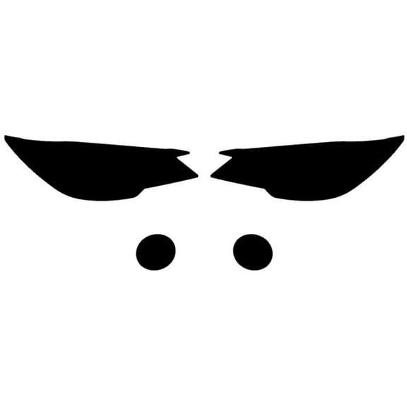 Rvinyl Headlight Protection Film Covers Compatible with Subaru Outback 2018-2019 - Blackout Smoke