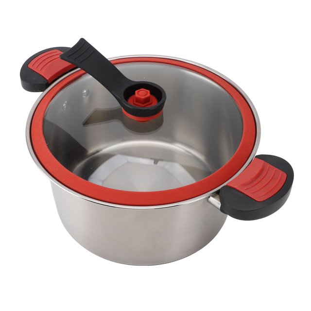 Pressure Cooker, 304 Stainless Steel Double Ear Soup Pot Micro Pressure Compound Bottom Cooking Pot