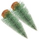 thumbnail image 4 of 2 piezas 15 cm decoraciones navideñas decoración de escritorio creativa color pino agujas mini adorno de árbol de navidad (verde claro), 4 of 5