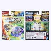 Beyblade Burst QuadDrive Wrath Fafnir F7 and Berserk Linwyrm L7 Battling Top Set (2 Count) Kids Toy for Boys and Girls