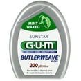 thumbnail image 2 of G-U-M Butlerweave Wax Dental Floss, Mint, 200 yds Each, 2 of 5