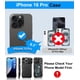 thumbnail image 2 of Funda BXYJY para iPhone 16 Pro Wallet con tarjetero, color negro, 2 of 7