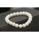 thumbnail image 5 of Brazalete de pulsera de perlas blancas de 8MM para mujer, pulsera con cuentas, joyería elástica JAMW Sencillez, 5 of 5