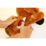 SmartPetLove Snuggle Puppy Behavioral Aid Toy, Brown and White