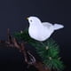 thumbnail image 3 of Pájaros artesanales Likrtyny palomas de espuma de plumas blancas 3D, 3 of 8