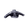 thumbnail image 1 of HILABEE Manteau Figurine d'Action Réaliste 6 Pouces pour Homme Modèle Cosplay Noir argent, 1 of 8