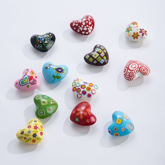 GeoCentral Heart Chime ASSORTED (1 heart randomly chosen)