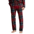 thumbnail image 2 of Polo Ralph Lauren Mens Regular fit Flannel Pants Pajamas Medium Red, 2 of 4