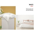 thumbnail image 3 of Unique Bargains 3 Piece 25 Momme Smooth Silk Pillow Cases, Queen, White, 3 of 8