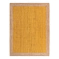 thumbnail image 3 of Unique Loom Braided Jute Collection Area Rug - Goa (9' x 12' 2" Rectangle Yellow/Natural), 3 of 6