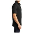 thumbnail image 2 of Yellow Rooster Mens Tall Core Blend Jersey Knit Polo Jet Black XLT, 2 of 4