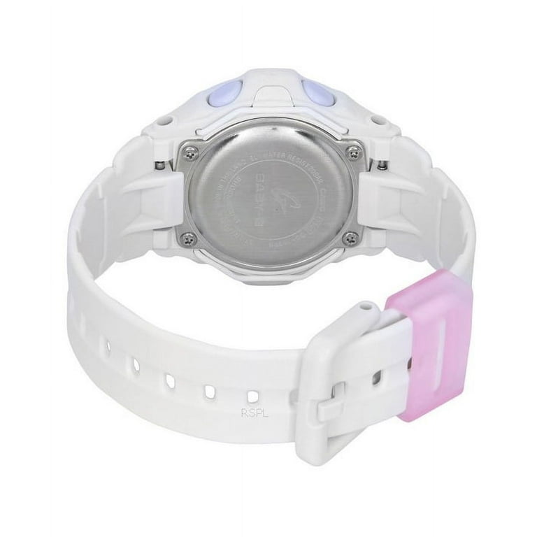 Casio Baby-G Basic Digital White Resin Strap Quartz BG-169PB