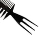thumbnail image 2 of Hombres Vintage Oil Hair Comb Retro Back Hair Beard Dientes anchos Tenedor Peines (03) Likrtyny Cuidado Belleza, 2 of 9