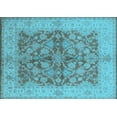 thumbnail image 1 of Ahgly Company Indoor Rectangle Oriental Light Blue Industrial Area Rugs, 7' x 9', 1 of 4