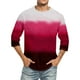 thumbnail image 1 of Camisas de Manga Larga para Hombres Imprimir Casual Cuello Redondo Blusa de Manga Corta, Camisas de Lino para Hombres, 1 of 4