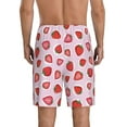 thumbnail image 6 of KLL Hand Drawn Strawberry for Men's 1-Pack Shorts,Sleep Pajama Shorts for Men Soft Pj Shorts Men's Pajama Bottoms Sleepwear -3X-Large, 6 of 7
