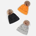 thumbnail image 3 of CheerKidz Winter Knitted Hat Unisex Fleece Lined Hat for Cold Weather Outdoor Activities Thermal Warm Thicken Cap for Men Women Outdoor Cycling(Dark Gray#1,Free Size), 3 of 6